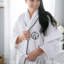 Peignoir mi-mollet unisexe avec poches 100% coton égyptien West Oak Lane-1711847605-1632223668