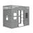 House Loft Bed With Ladder For Bedroom-392489421-392489011