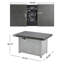 Foyer de table extensible au propane avec réservoir de carburant caché Rosia