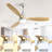 Low Profile 52 Inch Integrated LED Ceiling Fan With Light Kit And Remote Control For Living Room