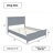 Montreuil King Solid Wood Bed Navy-1944092854-1944092849