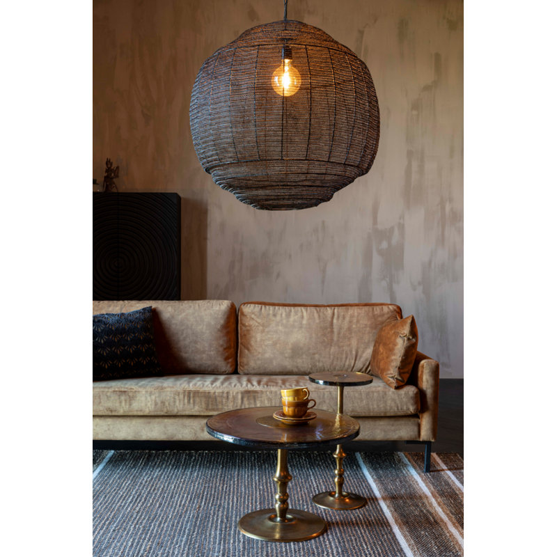 1 - Light Pendant, Black, 70" H x 28" W x 28" D