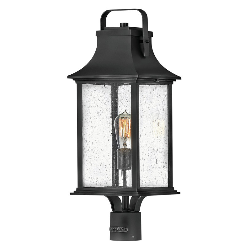 Grant 1-Light Lantern Head, Textured Black