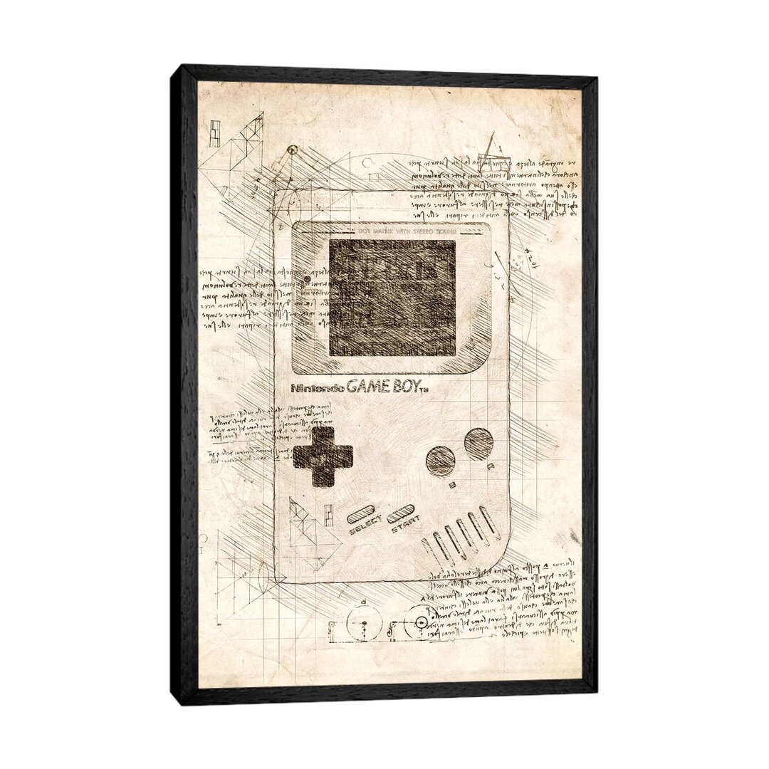 Leinwandbild Gameboy von Cornel Vlad