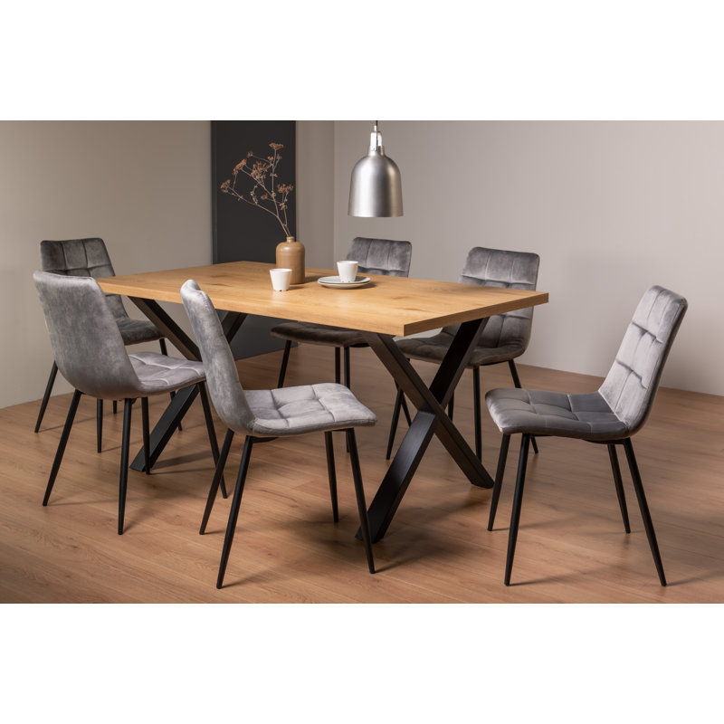 6 - Person Dining Set, Grey