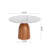 Modern Round Dining Table with Hourglass-Shaped Pedestal Solid Wood Base & Sintered Stone Top for 4/6/8 Seats-1509029178-1509028133-1508917217