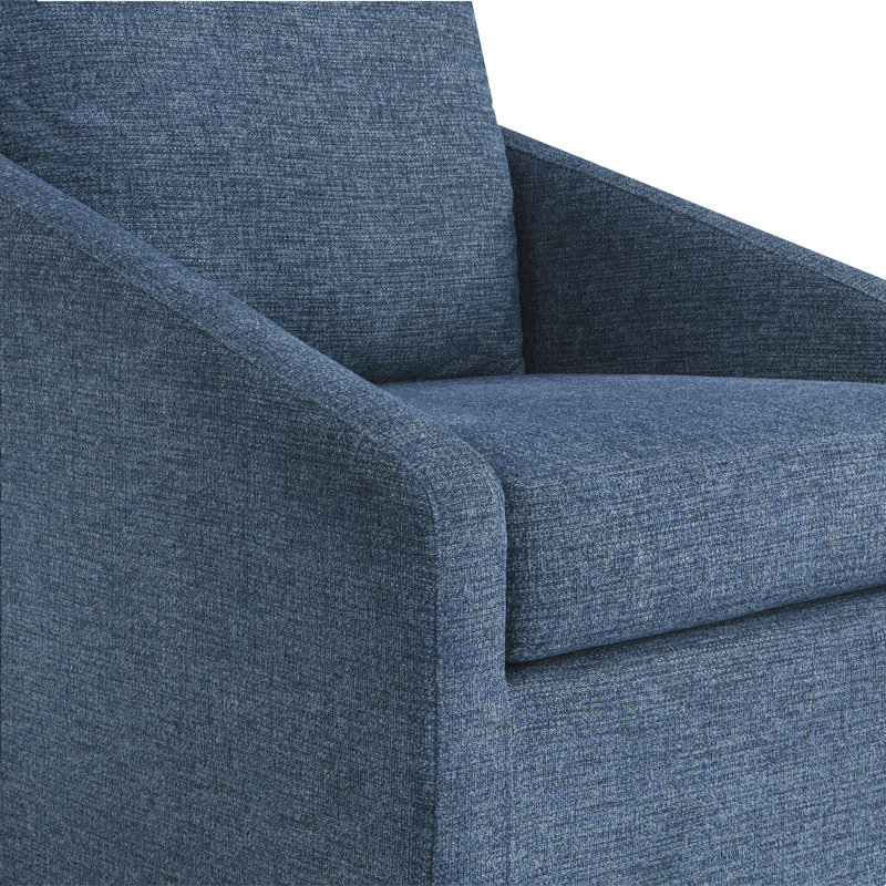 Narducci Swivel Accent Chair, Blue
