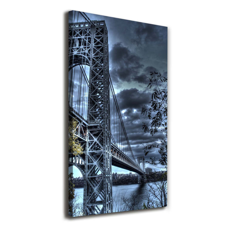 The Bridge Of New York - Wrapped Canvas Print