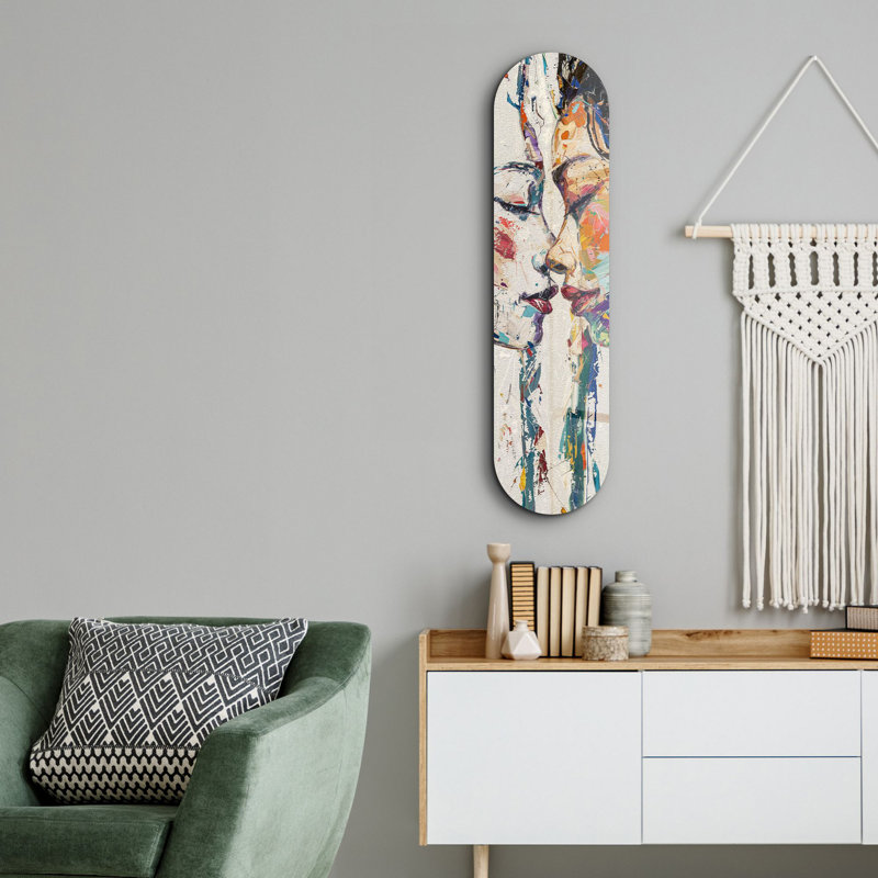 Peinture décorative en verre trempé