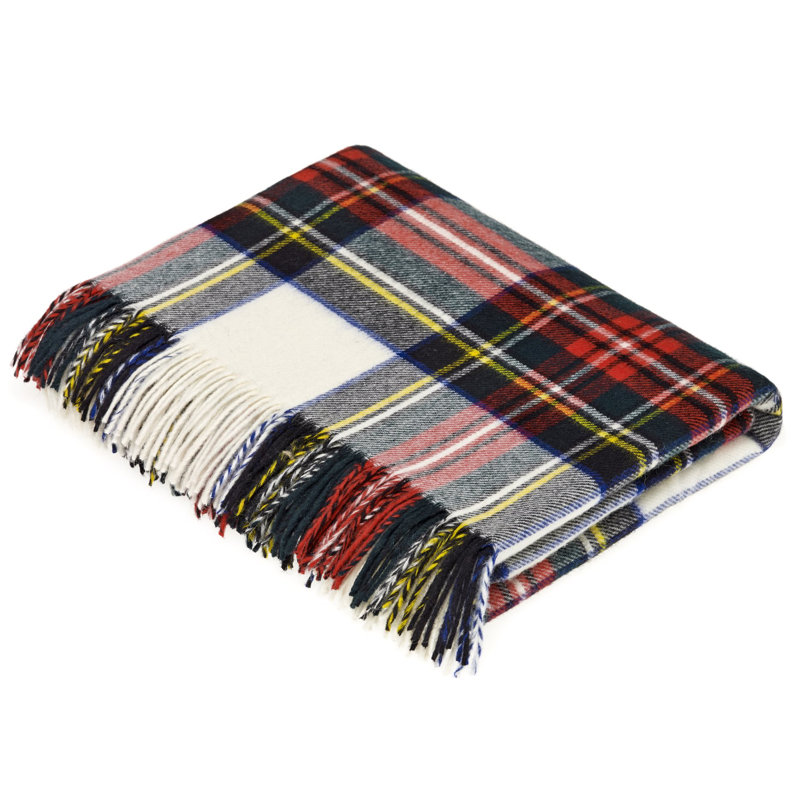 Tartan Hand Woven Throw Blanket