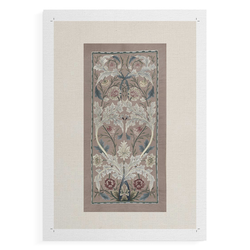 Reproduction abstraite rétro Lxx - impression sur toile seulement - non encadrée, H 18 po x l 12 po