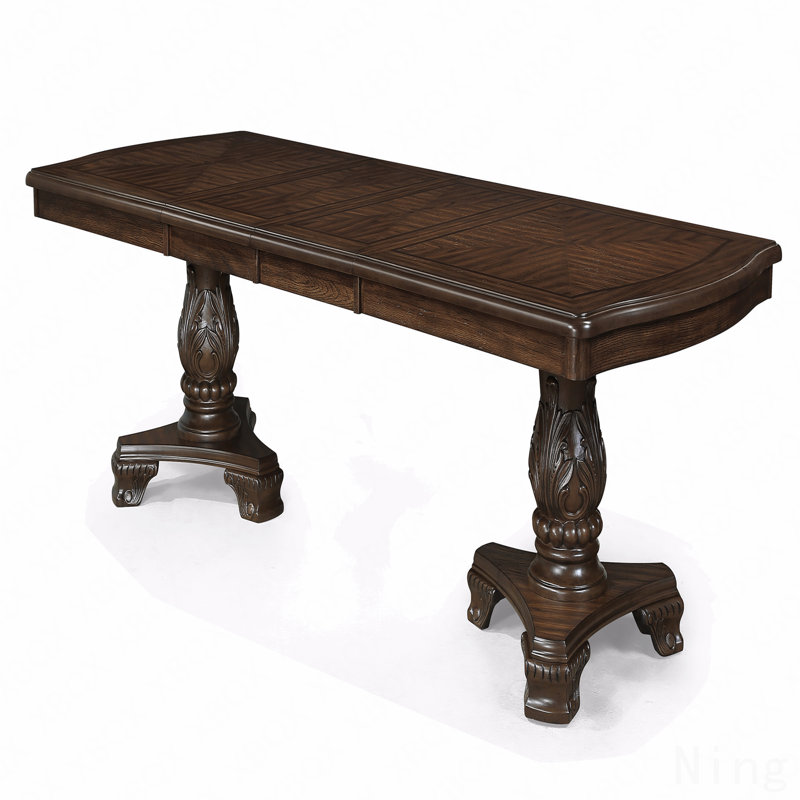 Table de salle à manger rectangulaire formelle 1 pièce Grand