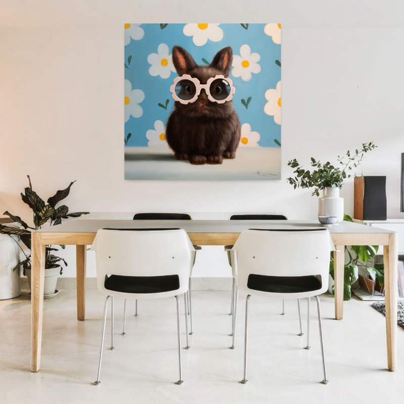 Art floral contemporain, 36" H x 36" W