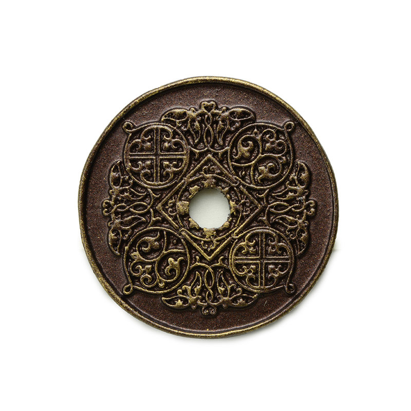 Millennium large round escutcheon in Antique Brass, Antique Brass, 2.38" H x 2.38" W