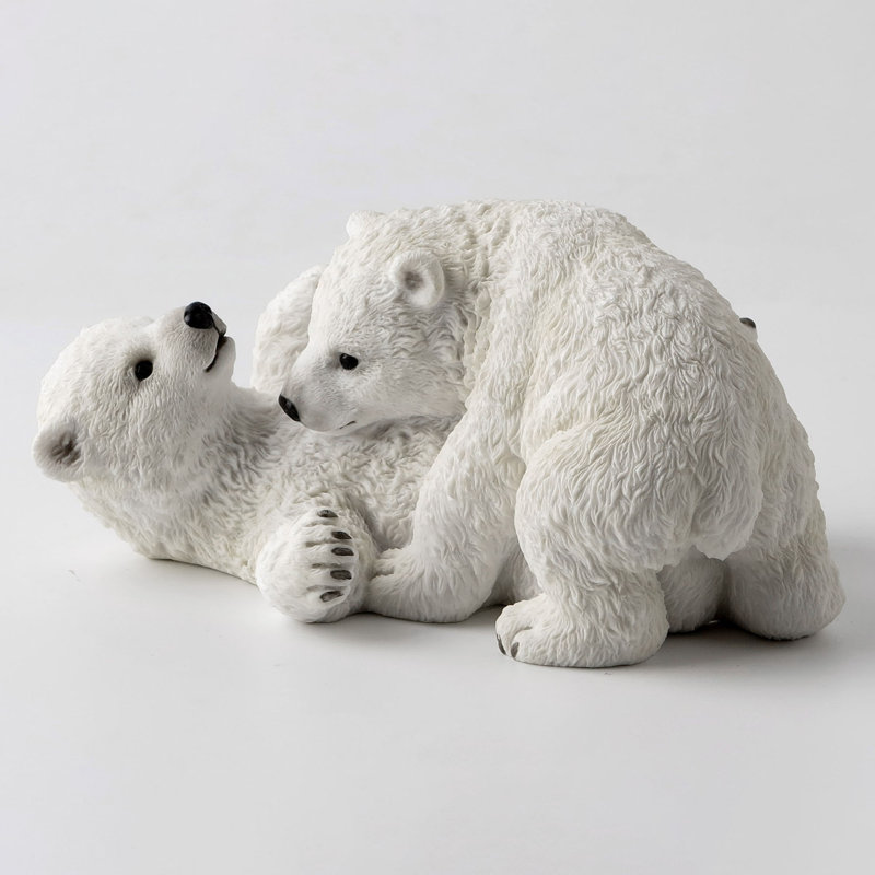 Figurine 6,3 en résine blanche