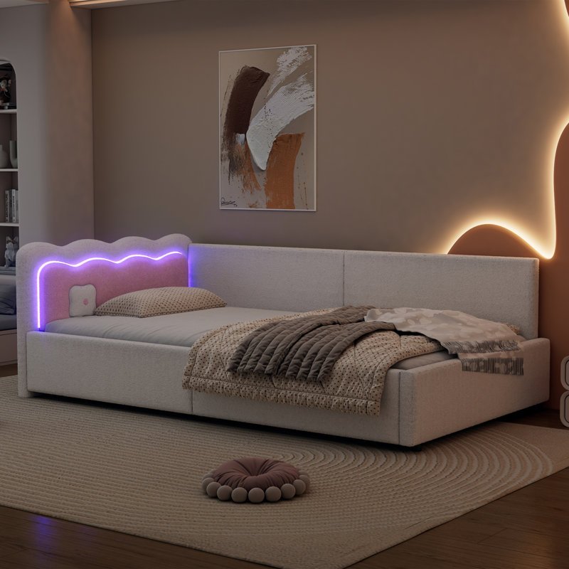 Bed, Beige