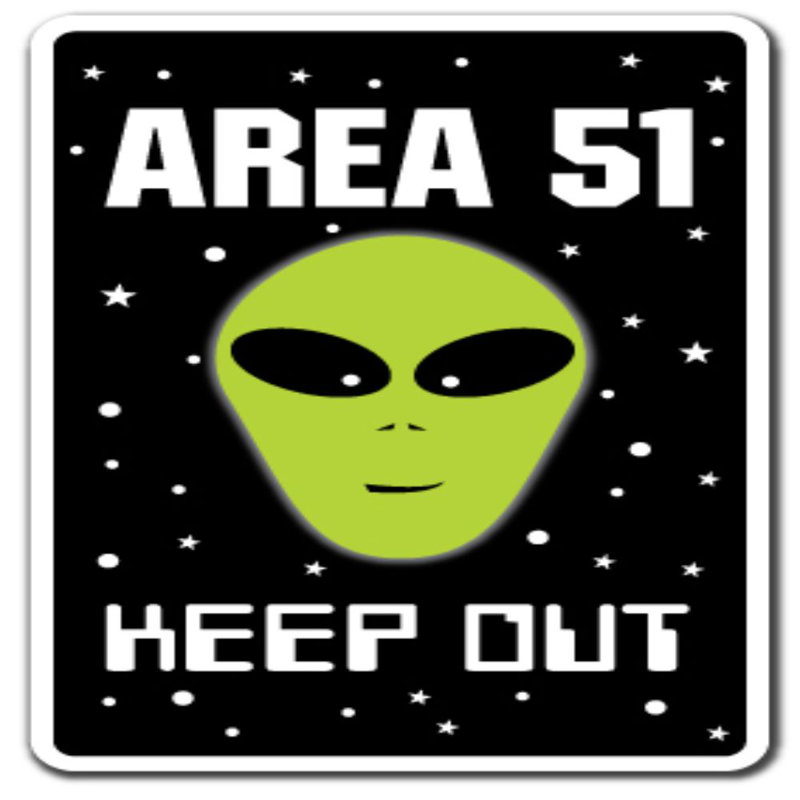 Enseigne alien Area 51