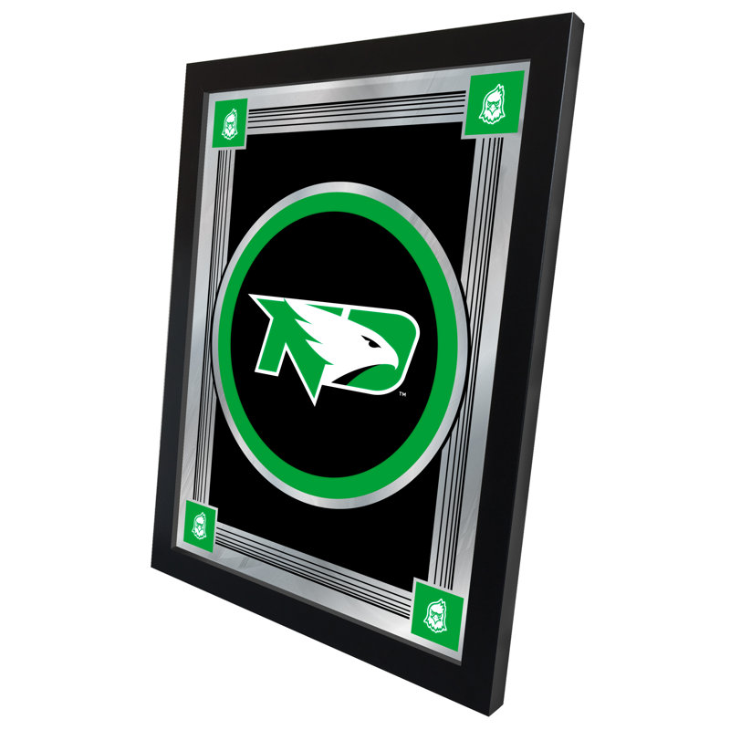 NCAA Logo Mirror, impression encadrée, Dakota du Nord
