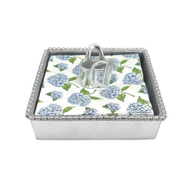 Tote Bag Beaded Napkin Holder Set