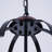 24" 6 - Light Dimmable Geometric Chandelier