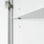 Armoire de rangement blanche triangulaire avec tablettes réglables, armoire de plancher autoportante pour la cuisine à domicile-60824461