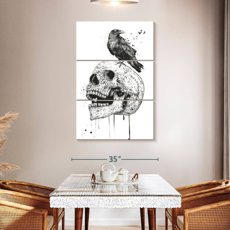 Hitzel New Skull, 65" H x 42" W