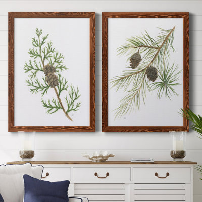 Winter Botanical III - ensemble de 2 reproductions d'art