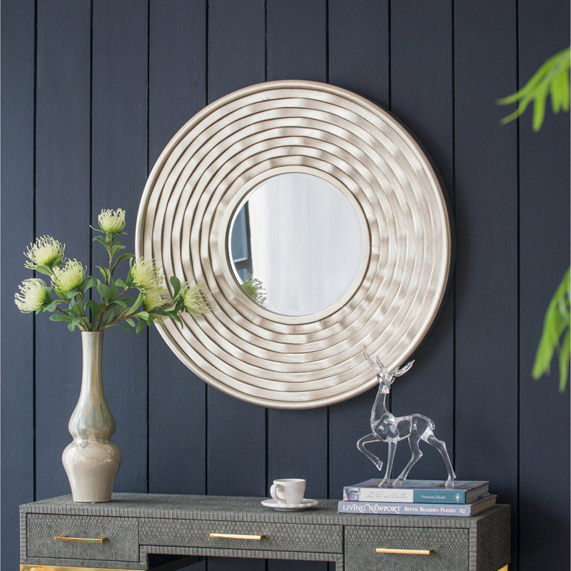 Miroir rond mural pour salle de bain