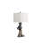 Black Bear On A Tree Polyresin Table Lamp