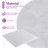 Kaboon 20x20 inch Universal Table Top, Pack 2, Square, White Rock-641727642-641727717