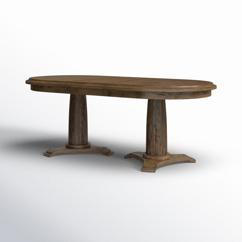 Emalie Extension Dining Table Vintage Brown