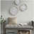 Distressed White Floral 3-piece Carved Wood Wall Decor Set