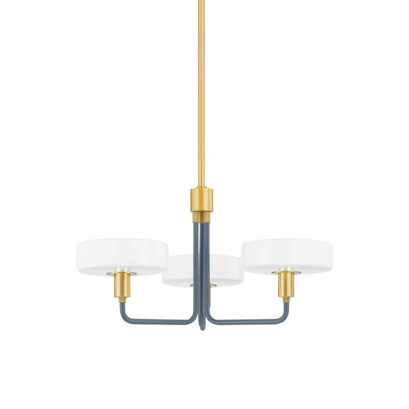 Aston 3 Light Chandelier by Zoe Feldman x Mitzi
