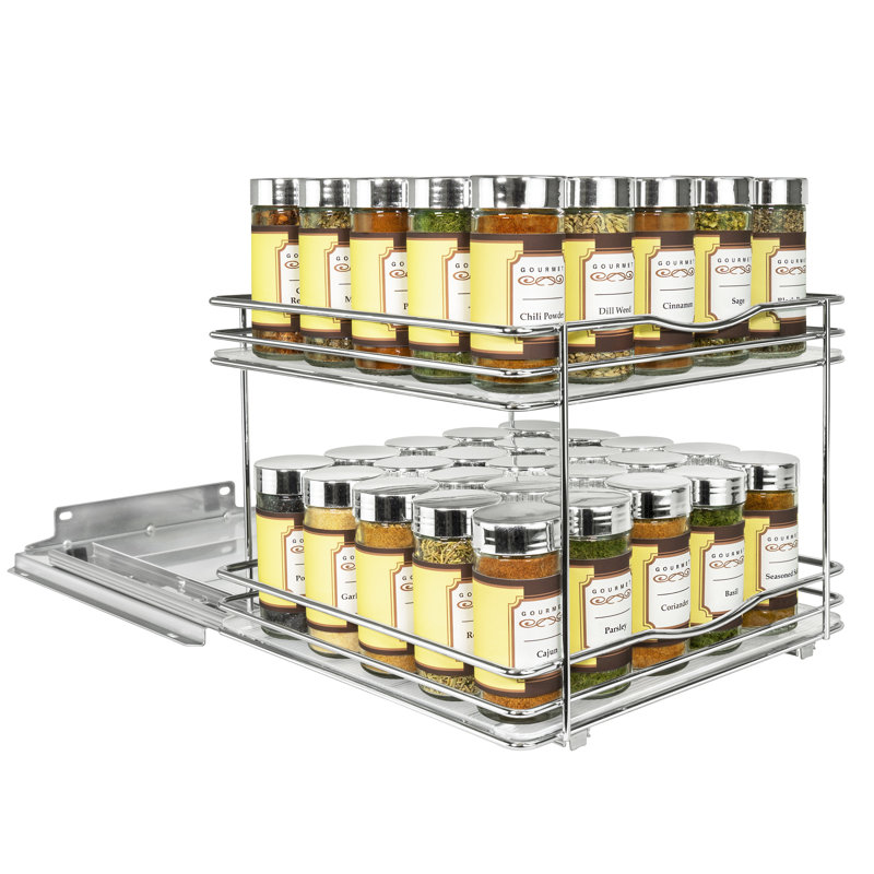 Support à épices pour armoire à 2 niveaux Lynk Professionnel, H 8,5 po x l 10,3 po x P 10,3 po