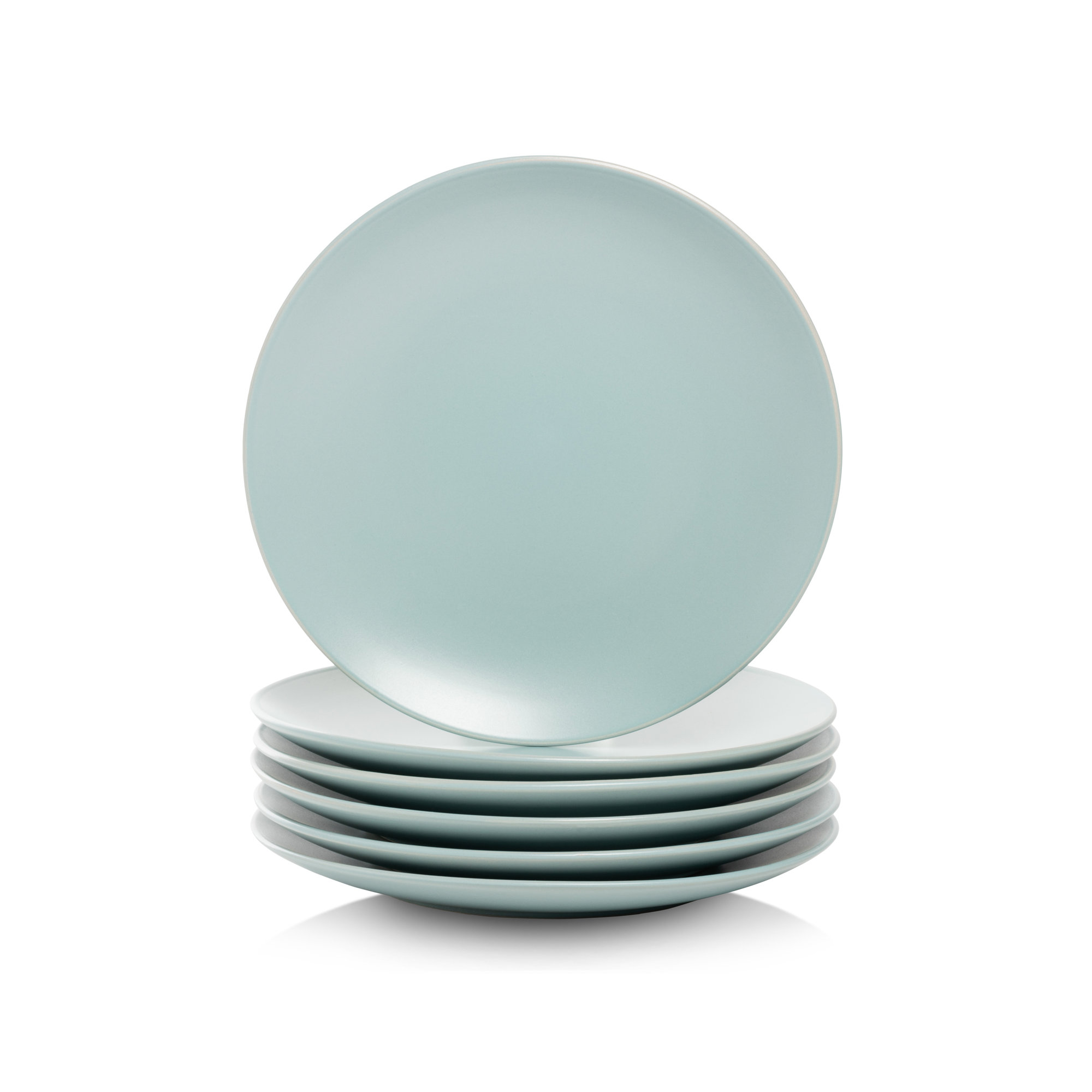 Wazee Matte 7.75" Salad Plate, Mineral Blue