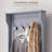 28" 3-In-1 Entryway Hall Tree With Storage Bench, Coat Rack With Four Hooks And Shoe Storage, Gray-375134282