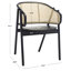 Caraline Rattan Back Dining Chair-70605906