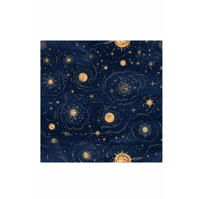 Astronomy and Space Stars Pattern III Modern Unframed Art Print