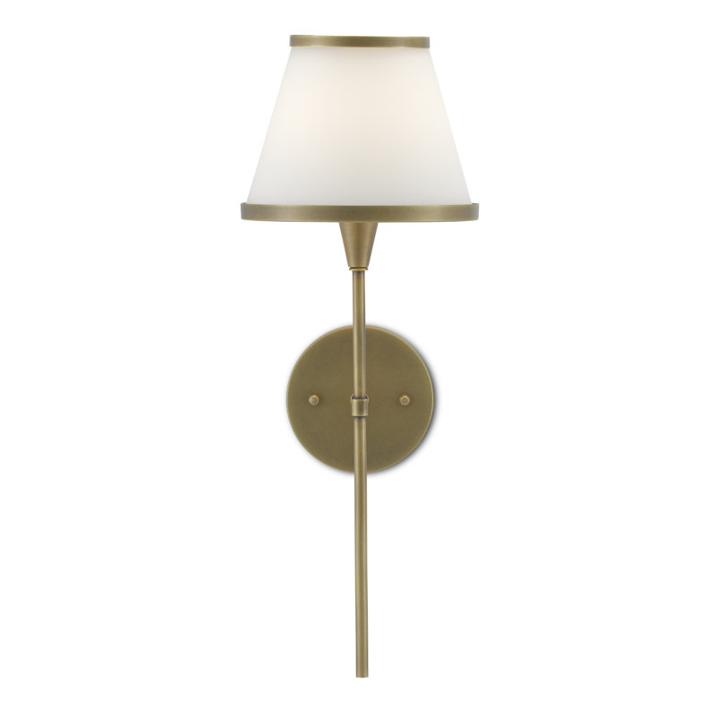 Brimsley 1 - Light Armed Sconce, Antique Brass