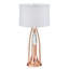 Beautiful Water Dancing Table Lamp With Modern Copper Finish, Sparkling Decorative Night Light For Luxurious Home Decor