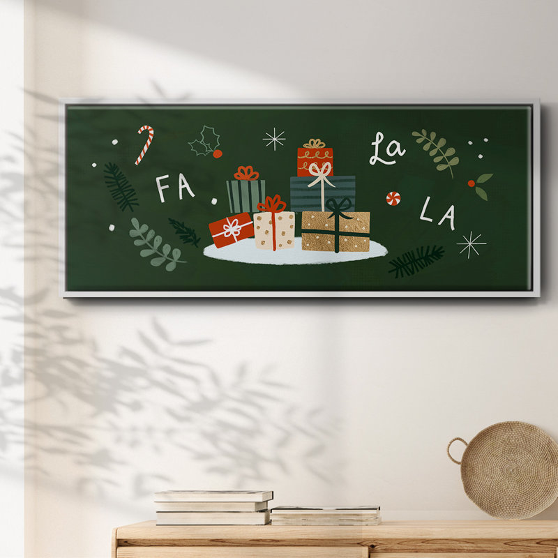 «Little St. Nick Collection», toile encadrée, H 12 po x l 30 po