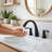 Widespread Bathroom Faucet 3 Hole, 2-Handle Bathroom Sink Faucet With Drain Assembly And Supply Lines-126230637
