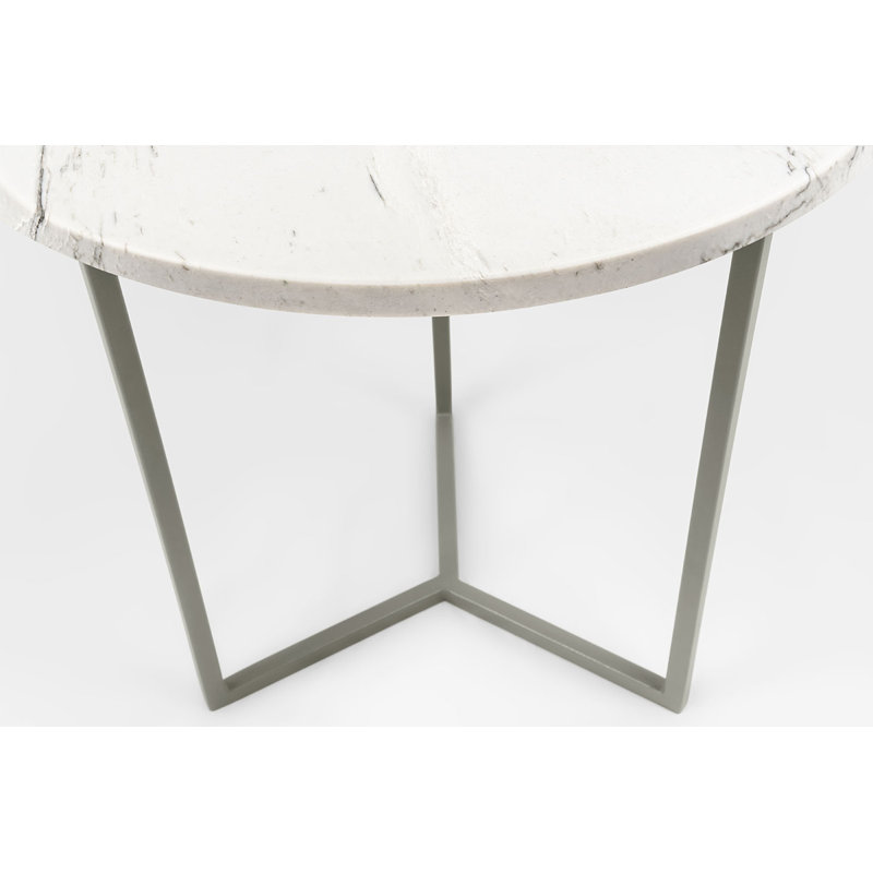 Draper Frame End Table, Grey