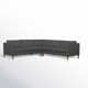 Clifford 3 - Piece Upholstered Custom L-Shape Sectional