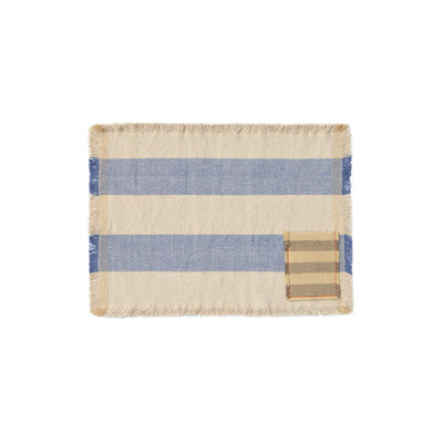 Handloom Placemats Pocket Blue