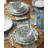 Oneida Borderless Green 12Pc Dinnerware Set