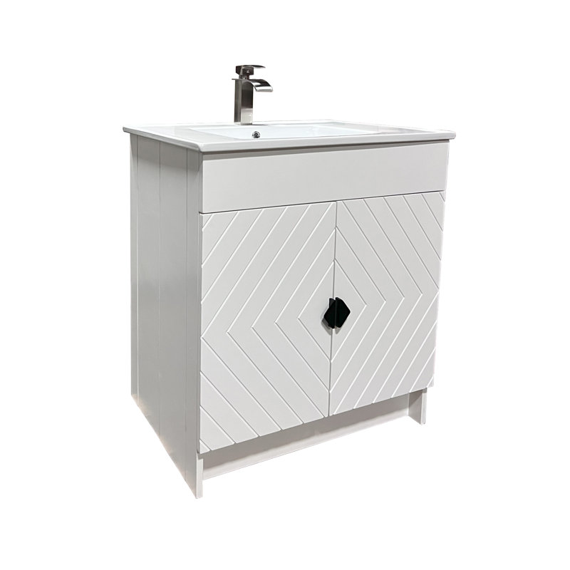 Ensemble de meuble-lavabo simple 31 "SmartFold