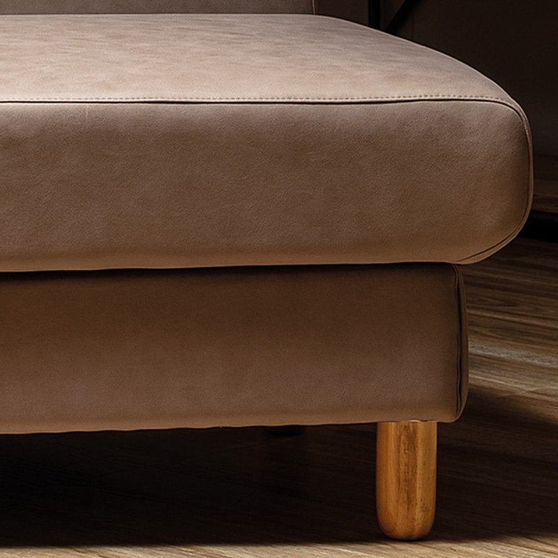Modern hidden storage solid wood chair