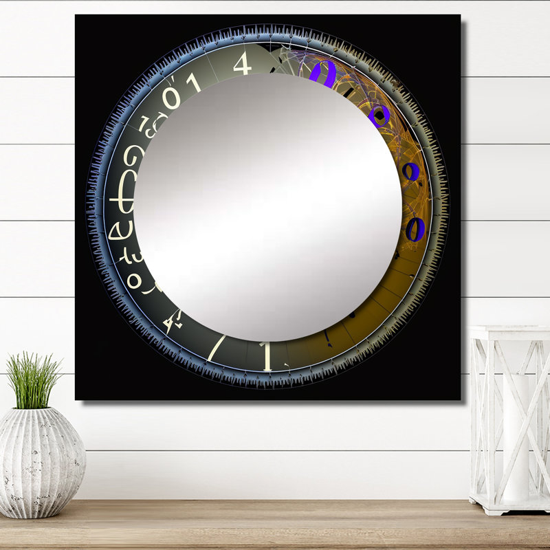 Art mural en miroir Husnain - Astrology, 36 po x 36 po
