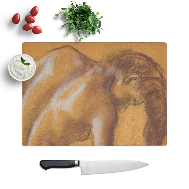 Study of a Nude Woman Vol.3 by Edgar Degas Chopping Board, 20cm W x 28.5cm L